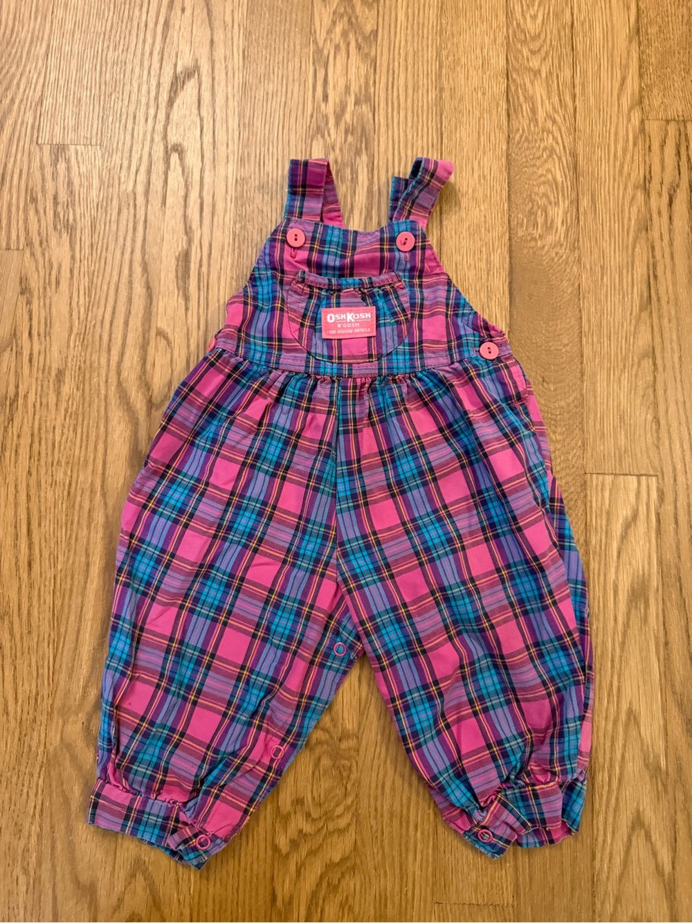 Vintage OshKosh | Plaid Overalls